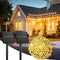 Solar String Lights for Outside, 2-Pack 200LED 78FT Total Solar Lights Outdoor IP65 Waterproof Solar Powered Lights with 8 Lighting Modes for Part...