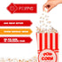Poppy's Paper Popcorn Bags - 40 Pcs 1oz Concession-Grade Bags, Popcorn Machine Accessories for Popcorn Bars, Movie Nights, Concessions...