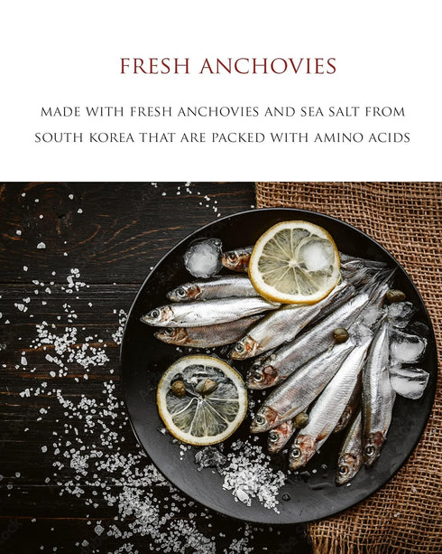 Wangshin Fish Sauce (5 fl oz/Aged 2 years) - Anchovy and Salt Fermented in a Korean Traditional Clay Pot...