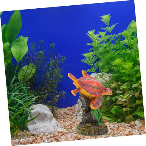 Kisangel Fish Tank Decoration Home Decor Fish Tanks Aquarium Marine Animal Ornament Sea Life Figurine Decorative Marine Animal Marine Animal Mini ...