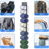 2-Pack Hanging Legging Organizer - Legging Storage Organizer, Legging Organizer for Closet, Hanging Closet Organizer, Install Behind The Door, War...