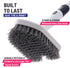 Replacement Bristle Brush Head Scrubber Refill for Extendable Tub Tile Shower Scrubber for Cleaning Non-Scratch (1x Bristle Brush Gray)...