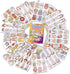 SuperPeak Scissor Skills Sticker Activity Books,Road Trip Activities for Kids,Paper House Stickers Cut and Paste Workbooks for Kids Ages 4-8,20Pag...