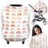 Boao Stretchy Baby Car Seat Cover Baby Car Seat Canopy Nursing Cover Carseat Canopy for Babies Breastfeeding and Car Seat Multi Use Shopping Cart ...