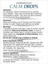 Homeopathic Calm Drops, 30 LOZENGES (Pack of 3) by Historical Remedies...