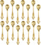 Yarlung 16 Pack Mini Coffee Spoons, 4.5 Inch Demitasse Vintage Spoon for Espresso, Tea, Dessert, Condiments, Gold...