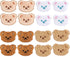 16 Pcs Cartoon Bear Embroidery Patches, Cute Bear Patches for Clothing, Embroidered Sew Applique Repair Patch Jean Patches, Sew On/Iron On Patches...