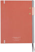 DesignWorks Ink Standard Issue Rosewood and Blush Planner Notebook No. 3 Journal with Lined Pages, Elastic Closure, Pen Holder, and 3 Ribbon Marke...
