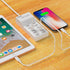 USB Charging Stations 50w10A 10 Ports Multiple Charging Block/Power USB Strip for iPhone Android Smartphone Tablet Smart Watch AirPods Samsung and...