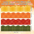 79ft Fall Autumn Plaid Bulletin Board Borders Self- Adhesive Orange Green Yellow Red Plaid Border Trim Thanksgiving Bulletin Board Decal Sticker f...