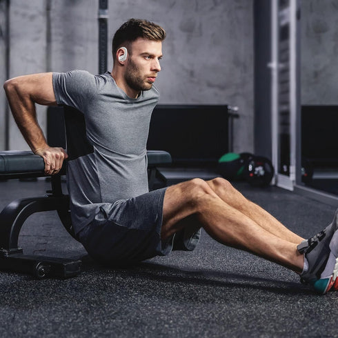 Coby True Wireless Sports Ear Buds with Over Ear Hooks | Wireless Bluetooth Earbuds | Sweatproof and Splash-Resistant | Headphones with Microphone...