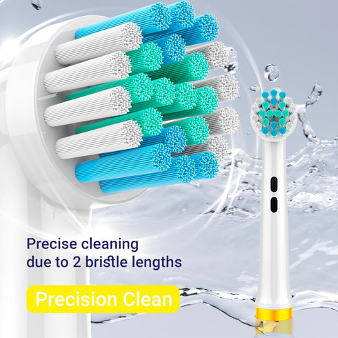 Replacement Heads for Oral B Braun Variety Pack of 16 PCS Floss Cross Sensitive Soft Precise Electric Toothbrush Heads Tooth Brush Head Refill Com...