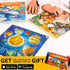 QUOKKA Wooden Africa Puzzles for Kids Ages 3-5 – 28 Pieces Toddlers Kids Puzzles Ages 4-8 Year Olds – Wood Africa Toys for Children 6-8 yo...