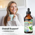 Green Tea Extract Tincture - Organic Green Tea Supplements with EGCG - Antioxidant Source - Immune Support Supplement - Alcohol and Sugar Free - V...
