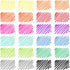 ARTEZA Felt Tip Pens, Set of 24, 12 Rainbow Colors, 1.0–1.5 mm Fiber Tip, Quick-Drying Water-Based Ink, Art Supplies for School, Office, and Home...