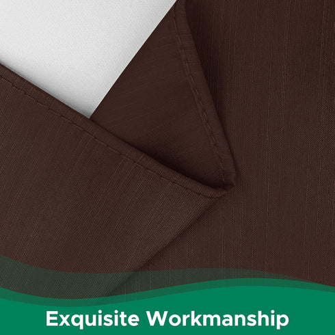 Biscaynebay Wrap Around Bed Skirts for Queen Beds 15" Drop, Brown Adjustable Elastic Dust Ruffles Easy Fit Wrinkle & Fade Resistant Silky Luxuriou...