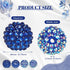 40 Pcs 20mm Rhinestone Beads Crystal Round Disco Ball Beads Bulk Chunky Bubblegum Beads Charms for Christmas DIY Pens Making Jewelry Supplies Craf...