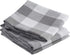 DII Buffalo Check Kitchen Collection, Classic Farmhouse Dishtowel Set, 20x30, Gray & White, 3 Piece...