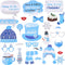27 Pieces Snowflake Photo Booth Props Kit, Holiday and Winter Wonderland Party Decorations for Winter/Wedding/Christmas/Holiday Party Supplies...