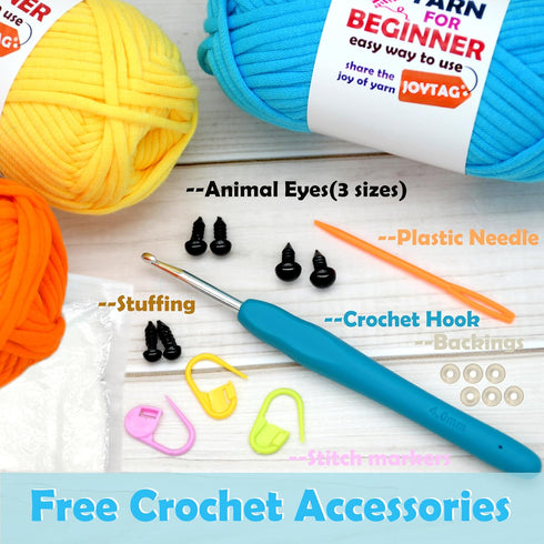 8 Pack Pack Beginners Crochet Yarn Beige Khaki Brown Cotton Crochet Yarn for Crocheting Knitting Beginners with Easy-to-See Stitches Neutral Croch...