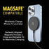 Scosche MSQP Magnetic Wireless Phone Charger, MagSafe Compatible Fast Charging Pad for iPhone 12, 13 and 14, Airpods, Earbuds with Wireless Chargi...