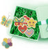 JHGCVX 12 Pcs Wooden Cross Stitch Keychain Kit?Make Your Own Cross Stitching Keyrings?Butterfly Flower Love Star Wood Cross Stitching Keyrings for...