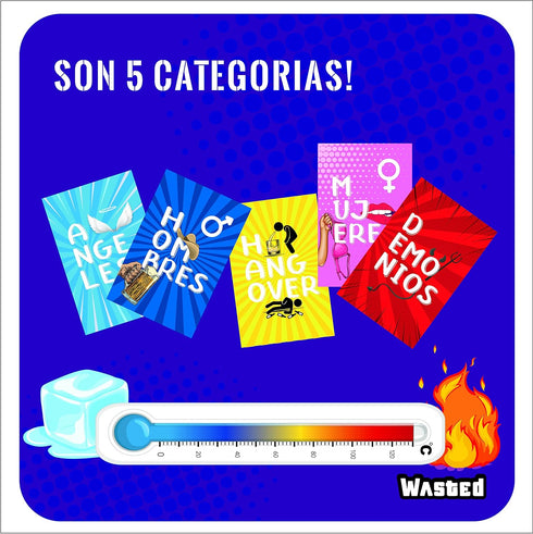 Wasted - The Party Game by Happy Ending Games - Gaming Cards - Board Game of Dares (Spanish Version)...