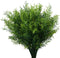 Artificial Plants Flowers Grass Shrubs 8 Pack No Fade Faux Plastic Flowers Outdoor for Farmhouse Garden Porch Patio Indoor Wedding Decoration Gree...