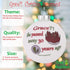 Tree Buddees Grace?! She Passed Away 30 Years Ago Glass Christmas Ornament...