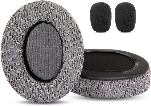 TaiZiChangQin MH670 Upgrade Ear Pads Ear Cushions Memory Foam Replacement Compatible with Cooler Master MH670 MH630 MH650 Headphone Fabric Earpads...