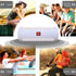 LTGEM Silicone Carrying Travel Case for JBL FLIP 5 Waterproof Portable Speaker with Extra Carabiner - White...