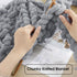 HOMBYS Light Grey Chunky Chenille Yarn for Crocheting, Bulky Thick Fluffy Yarn for Knitting,Super Bulky Chunky Yarn for Hand Knitting Blanket, Sof...