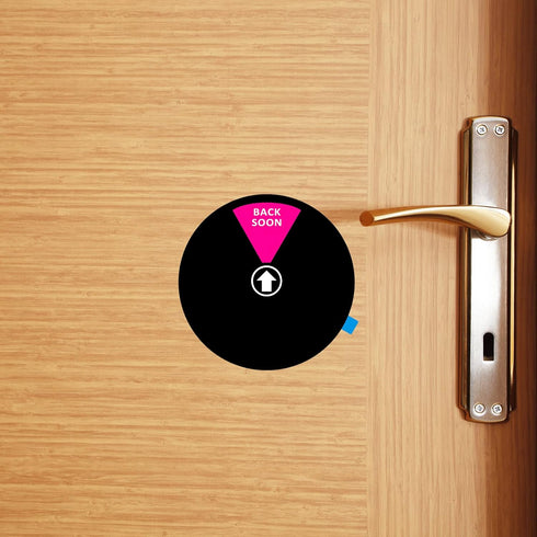 Privacy Door Sign, Do Not Disturb/Come in Welcome/Out of Office/in a Meeting/Back Soon/Working Remotely Sign, That Lets Others Know Whether You're...