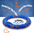 Indestructible Dog Ring Toy, Blue - Tough Dog Pull Toys for Aggressive Chewers, Dog Flying Disc for Fetch, Tug of War and Dog Training...
