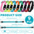 9 Pieces Adjustable Dog Collar for Medium Dogs, Soft Nylon Dog Collar with Quick Release Buckle Collar Bulk for Dogs Walking Running Training (Bri...