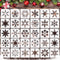 HOWAF 30 Pieces Snowflake Christmas Stencils 3x3 Inches Winter Christmas Stencils Reusable Craft Snowflake Stencils for Painting On Wood Wall Door...