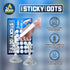 Ner Mitzvah Candle Sticky Dots - Candle Wax Dots - Candle Accessories - 48 Dots...