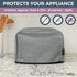 Crutello 4 Slice Toaster Cover with Storage Pockets - Small Appliance Dust Covers, Toaster 4 Slice Carrying Case, Cuisinart Toaster Cover, Sunbeam...