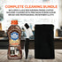 Fox Trot Bar Keepers Friend Coffee Cleaner Panther Pack Microfiber Cleaning Cloth & Scrub Bundle, With A 12oz Coffee Pot Cleaner & Dual-Action Mic...