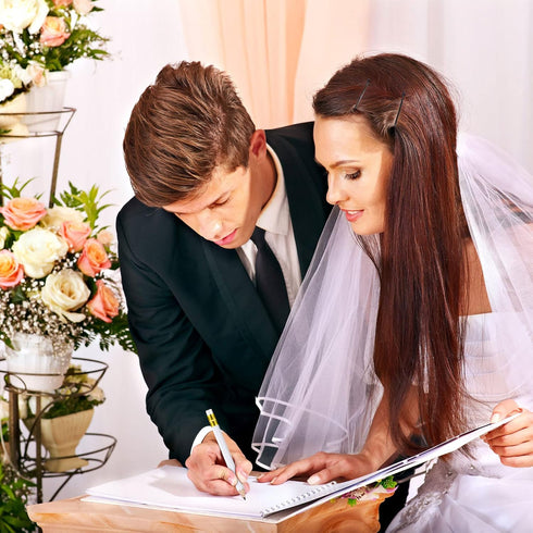 Zonon 72 Pieces 4 Inch Wedding Pencils Half Pencils with Eraser Pre Sharpened Mini, Bridal Shower Pencils Hexagon 2 HB Short Half Pencils for Wedd...