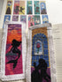 12 pieces Princess DIY Cotton Cross Stitch Bookmark,Cotton Edged Book Mark Classical Fairy Princess Counted Cross Stitch kit...