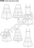 Simplicity US8456D5 1950's Fashion Women's Vintage Slip and Petticoat Sewing Patterns, Sizes 4-12...