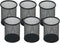 Pen Holder Pencil Holder Mesh Metal Pen Cup Holder Pencil Cup Holder for Desk Office Home Pen Organizer Black, 6 Pack...