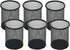 Pen Holder Pencil Holder Mesh Metal Pen Cup Holder Pencil Cup Holder for Desk Office Home Pen Organizer Black, 6 Pack...