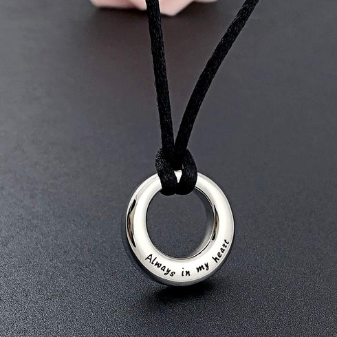 Urn Necklaces for Ashes "Always in My Heart" Ashes Necklace Cremation Jewelry Keepsake Holder Memorial Necklace...