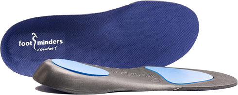 Comfort Orthotic Arch Support Insoles for Sport Shoes and Work Boots (Pair) (Large: Men 9½ -11 Women 10½ - 12) - Relieve Foot Pain Due to Flat Fee...