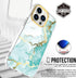 BAISRKE Clear Case Design for iPhone 15 Pro 6.1 inch, with 2 Pack Screen Protectors + 1 Pack Camera Lens Protector Slim Shockproof Women Cute Bump...