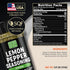 Chicken Seasoning Lemon Pepper Seasoning - Gluten Free & Low Sodium Lemon and Pepper Seasonings for Turkey, Seafood & Vegetable. Poultry Seasoning...