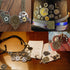 BIHRTC 40pcs Antique Bronze Mix Skeleton Steampunk Clock Face Watch Gear Cog Wheel Pendant Charms Jewelry Making DIY Steampunk Gear Pendant Charms...