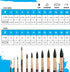 Princeton, Size 6 Artist Neptune, Brushes for Watercolor Series 4750, Round Synthetic Squirrel, Dark Wood...